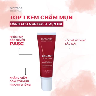 [15ML NEW] Kem bôi mụn Biotrade Active Cream chuyên dành cho các làn da bị mụn viêm, mụn đầu đen