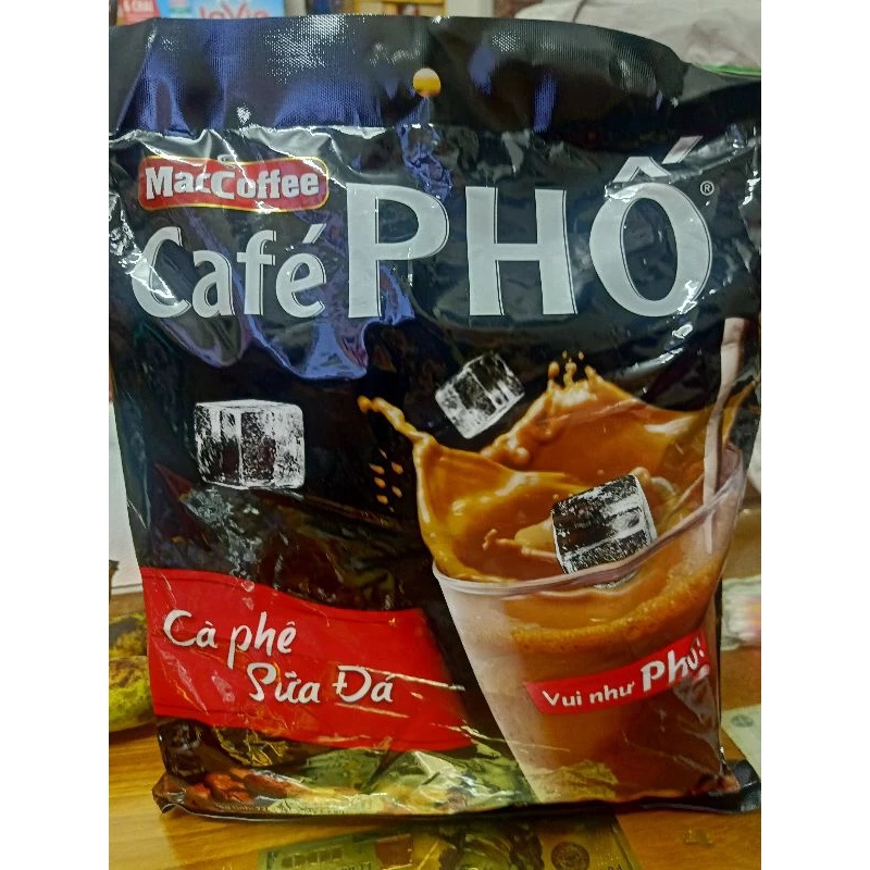 Cà phê PHỐ cà phê hòa tan (30 gói x24g) bịch