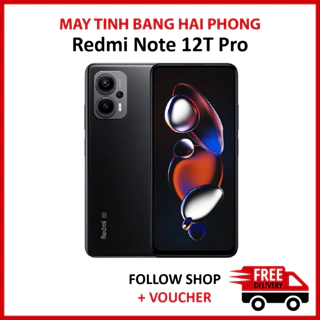 Điện thoại Xiaomi Redmi Note 12T Pro Fullbox, màn Full HD+ tần số quét 144Hz, pin 5080 mAh hỗ trợ sạc nhanh 67W