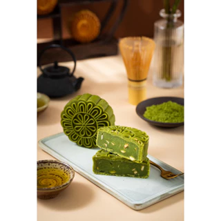 Bảo Ngọc - Bánh nướng trung thu nhân trà xanh matcha mới lạ 150g