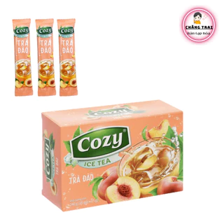 Trà Cozy Ice Tea hương đào hộp 240g (16 gói x 15g)