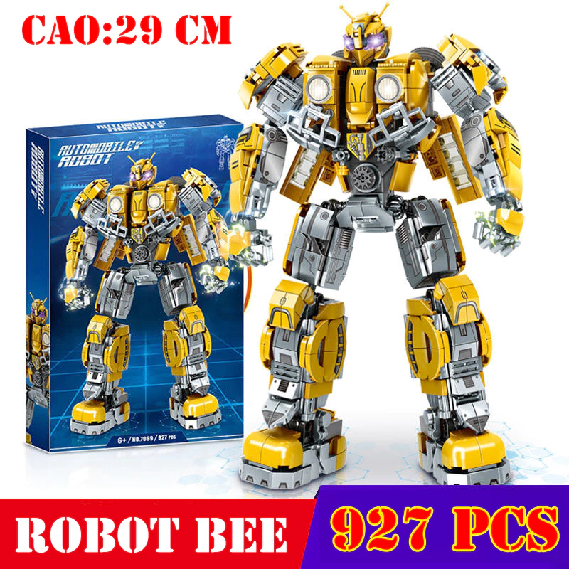 [927 CHI TIẾT-HÀNG CHUẨN] BỘ ĐỒ CHƠI XẾP HÌNH ROBOT Transformer BUMBLEBEE - Lắp Ráp Robot Người Máy Biến Hình