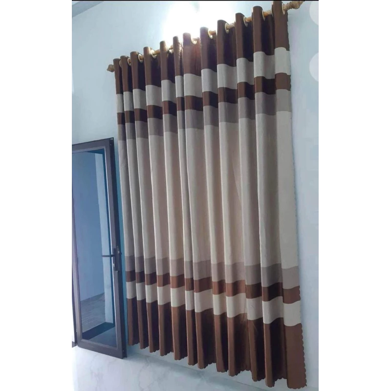 Rèm cửa - vạch vàng rộng 1m x cao 2.8m