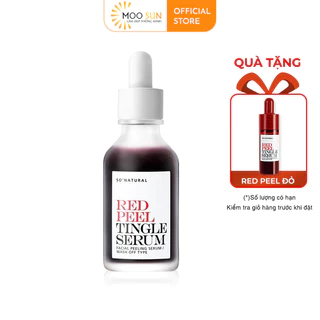 Tinh chất Red Peel Tingle Serum tái tạo da sinh học mờ thâm trắng da So Natural 35ml