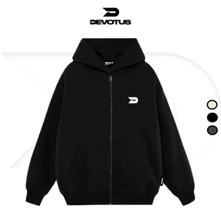 Áo khoác Hoodie Zip Local Brand Unisex Devotus Nỉ bông Cotton 350gsm - Áo khoác dây kéo