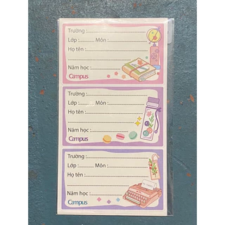 Vỉ ,tập 15 nhãn vở Campus WISH_NT-WSH15