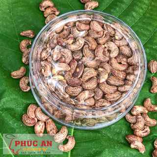 500GRAM Hạt Điều Rang Muối Chưa Bóc Vỏ lụa size nhỏ 700-750 hạt/1kg)