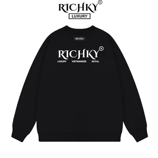 Áo Sweater Local Brand Unisex Richky Premium Sweater Vietnamese Royal - RKS02