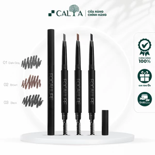 Bút Kẻ Mày 2 Đầu Focallure Bền Màu, Lâu Trôi, Chống Thấm Nước - Focallure Auto Brows Pen FA18 1g