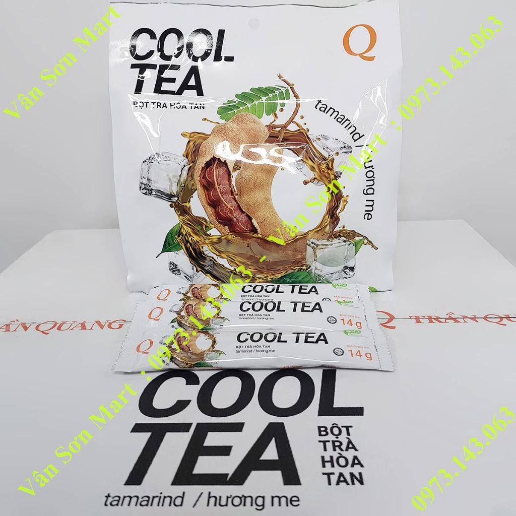 Trà Me Cool Tea Trần Quang bịch 336g (24 gói dài x 14g)