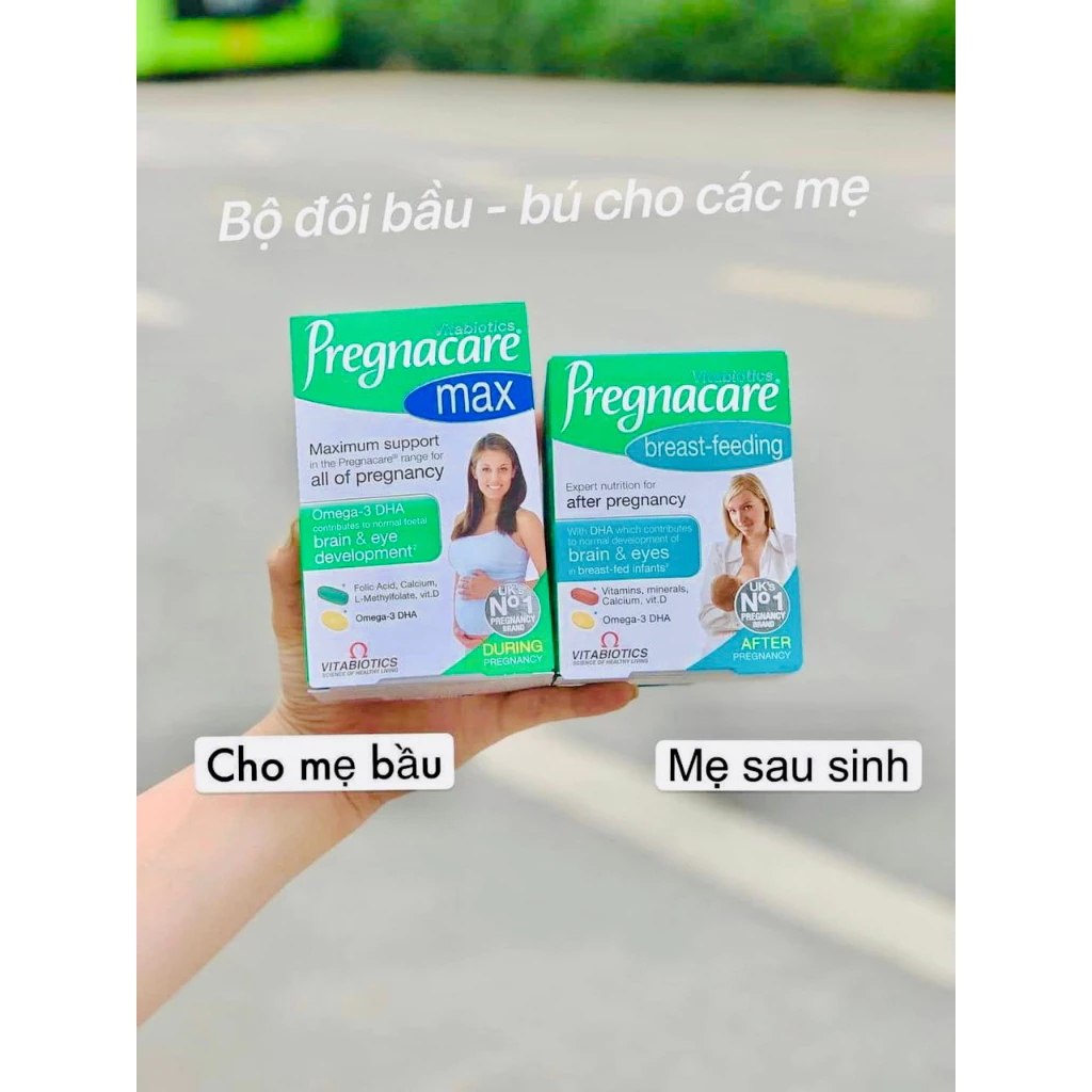 Vitamin Bầu Pregnacare Max Của Anh 84 viên, Vitamin Tổng Hợp Cho Mẹ Sau Sinh Và Cho Con Bú