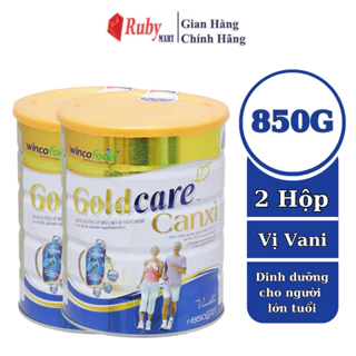 [Date T11/25] [Combo 2 lon ]  Sữa bột Wincofood Goldcare Canxi lon 850g: