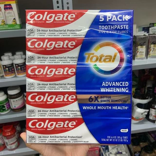 Kem đánh răng Colgate date 10/2025 của Mỹ giúp răng chắc khỏe, trắng răng  - EDS Hàng Mỹ