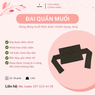 Đai muối giảm eo sau sinh ( giao màu ngẫu nhiên - bỏ sỉ từ 5c) - BỀN MÀU, GIỮ NHIỆT, QUAY LÒ VI SÓNG