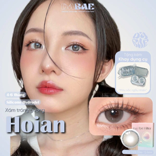 DALAT-HOIAN hãng DABAE lens nâu xám tự nhiên trong veo có độ cận lệch