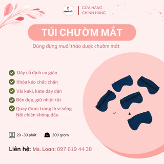 Túi chườm mắt thảo dược giúp giảm đau nhức mỏi mắt, quầng thâm, che nắng khi đi ngủ