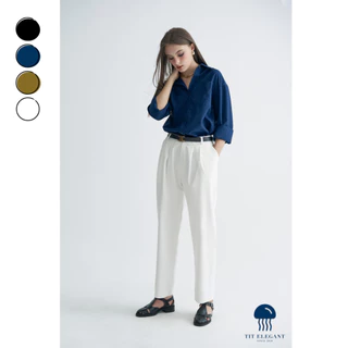 Vera Trouser - TIT.Elegant - Quần ống rộng chất liệu kaki