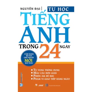 Sách Vanlangbooks - Tự Học Tiếng Anh Trong 24 Ngày