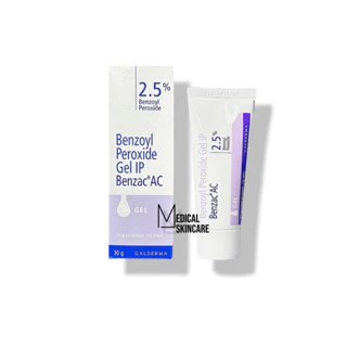 (Chuẩn Auth) Benzac AC Benzoyl Peroxide 2.5% bay mụn giảm viêm da, giảm sợi bã nhờn