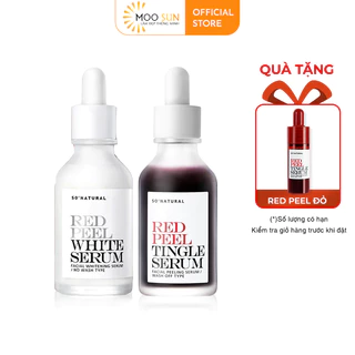 Red Peel Tingle Serum tinh chất tái tạo da sinh học mờ thâm trắng da So Natural 35ml