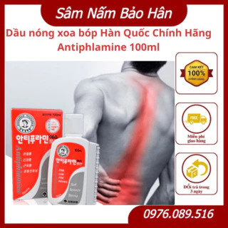 Dầu nóng xoa bóp Hàn Quốc Chính Hãng Antiphlamine 100ml