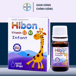 Siro Vitamin D3 + K2 HIBON Nhập Khẩu Chính Hãng Từ Châu Âu Lọ 10ml