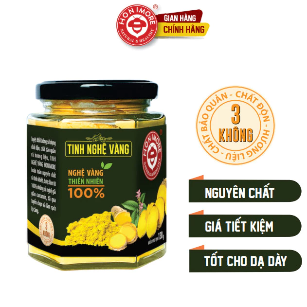 Tinh bột nghệ vàng Honimore 100g