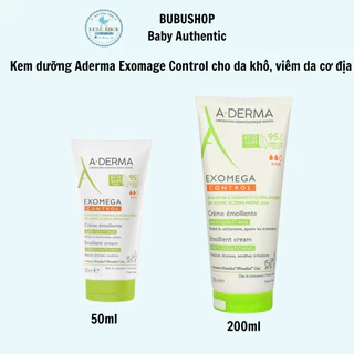 Kem dưỡng aderma exomega control 200ml nội địa Pháp cho trẻ viêm da cơ địa, cho trẻ da rất khô