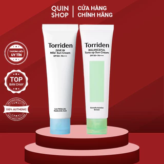 Kem Chống Nắng Nâng Tone, Cấp Ẩm, Làm Dịu Da Torriden Dive In Mild, Balanceful Tone Up Sun Cream SPF50+ PA++++