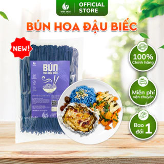 [MỚI VỀ] Bún Hoa Đậu Biếc Hữu Cơ Ăn Kiêng Eat Clean Thực Dưỡng Siêu Ngon Việt Thái Organic Gói 500g