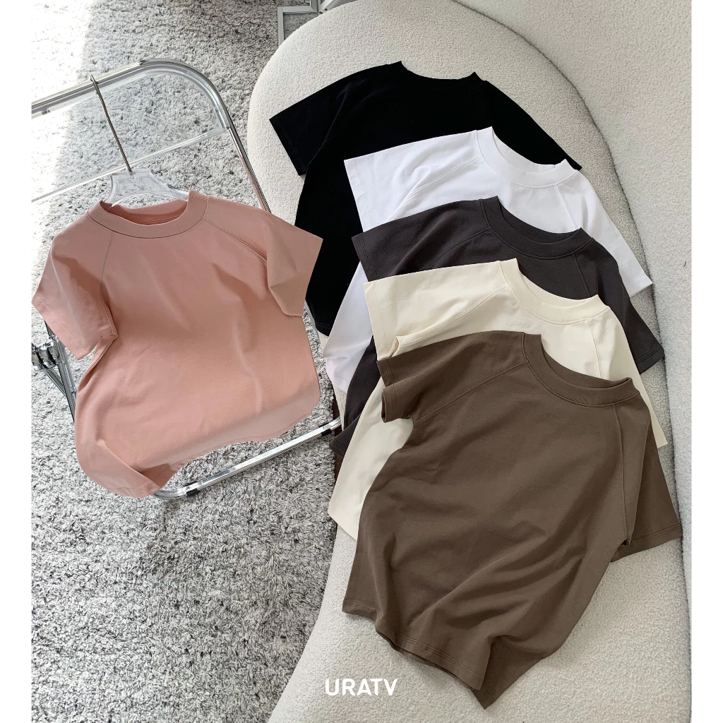 Baby tee basic chất dày dặn cao cấp URATV