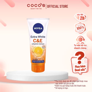 Sữa Dưỡng Thể Nivea Extra White C&E Vitamin Lotion Dưỡng Trắng & Tăng Đàn Hồi Da 180ml