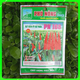 Hạt Giống Ớt Chỉ Thiên Siêu Cay F1 PN-168 Phú Nông - Gói 0.1g - Hot Pepper