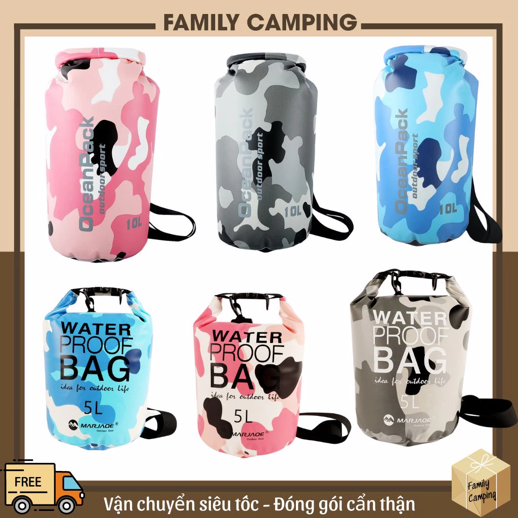Túi chống nước, túi khô đựng đồ chuyên dụng cho các hoạt động thể thao dưới nước, đi biển, thám hiểm