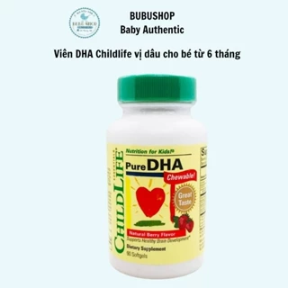 VIÊN UỐNG DHA TINH KHIẾT CHILDLIFE 90 VIÊN cho bé từ 6 tháng