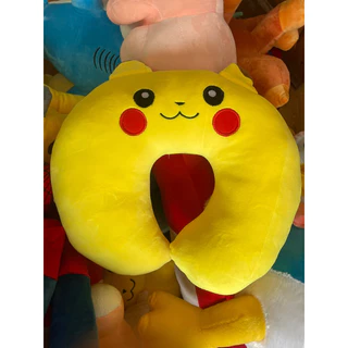 Gối kê cổ chữ U hình doremon, picachu