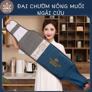 Đai Chườm Nóng Muối Thảo Dược - Túi Chườm Đá Muối Ngải cứu Cắm Điện - Túi chườm đá muối sau sinh