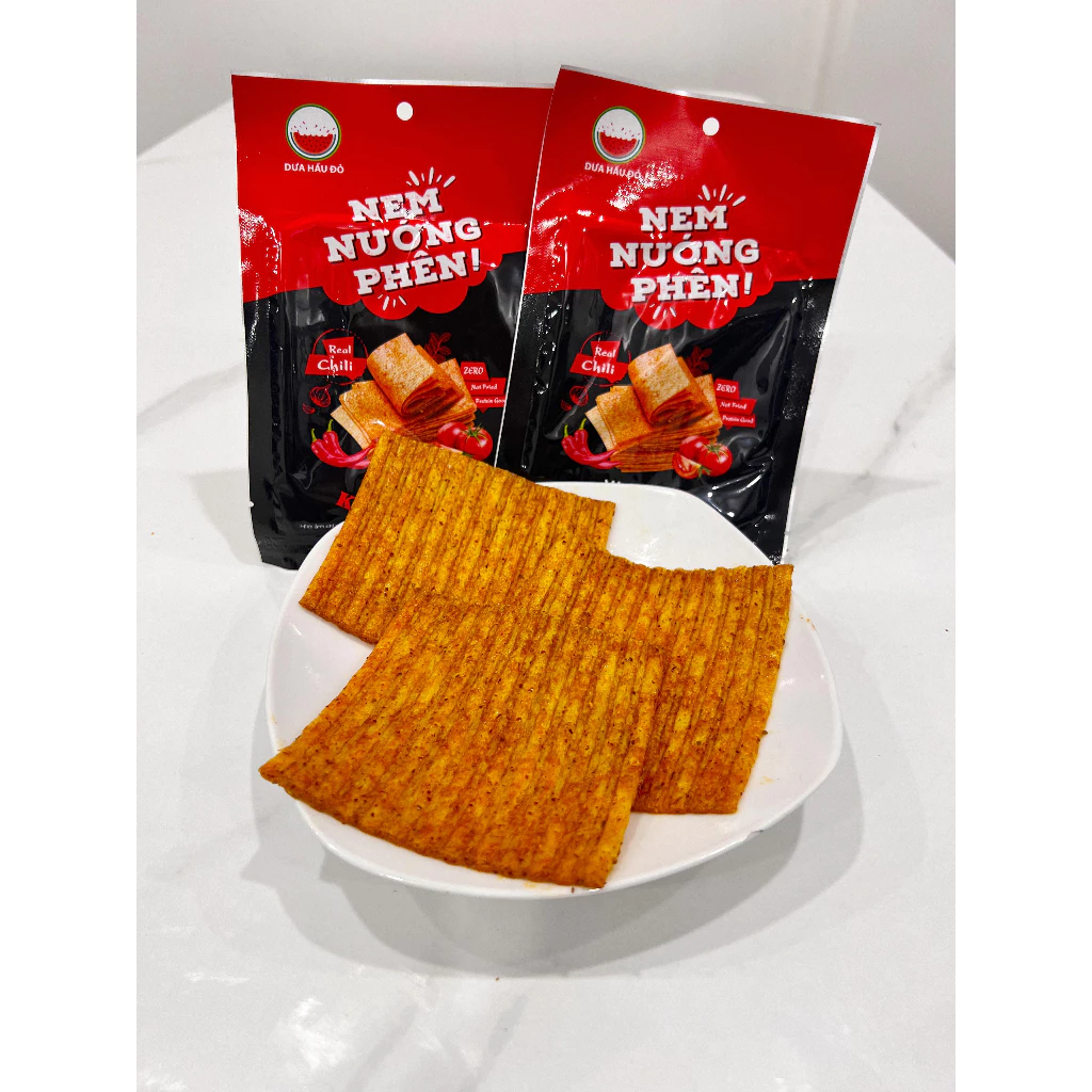 Combo 10 Gói Snack Nem Nướng Phên Bà Tuyết Diamond, Đồ Ăn Vặt Tuổi Thơ