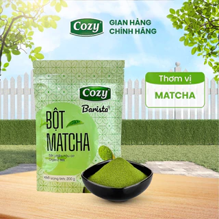 Bột Matcha Nguyên Chất Cozy Barista - Túi 200g