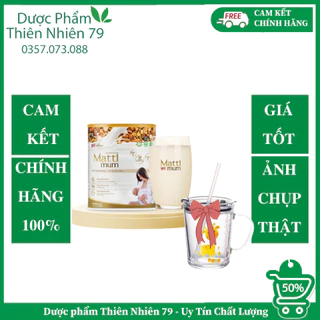 [CHÍNH HÃNG] Sữa hạt lợi sữa Matti Mum bổ sung 100% đạm thực vật cho mẹ sau sinh - Hộp 650g