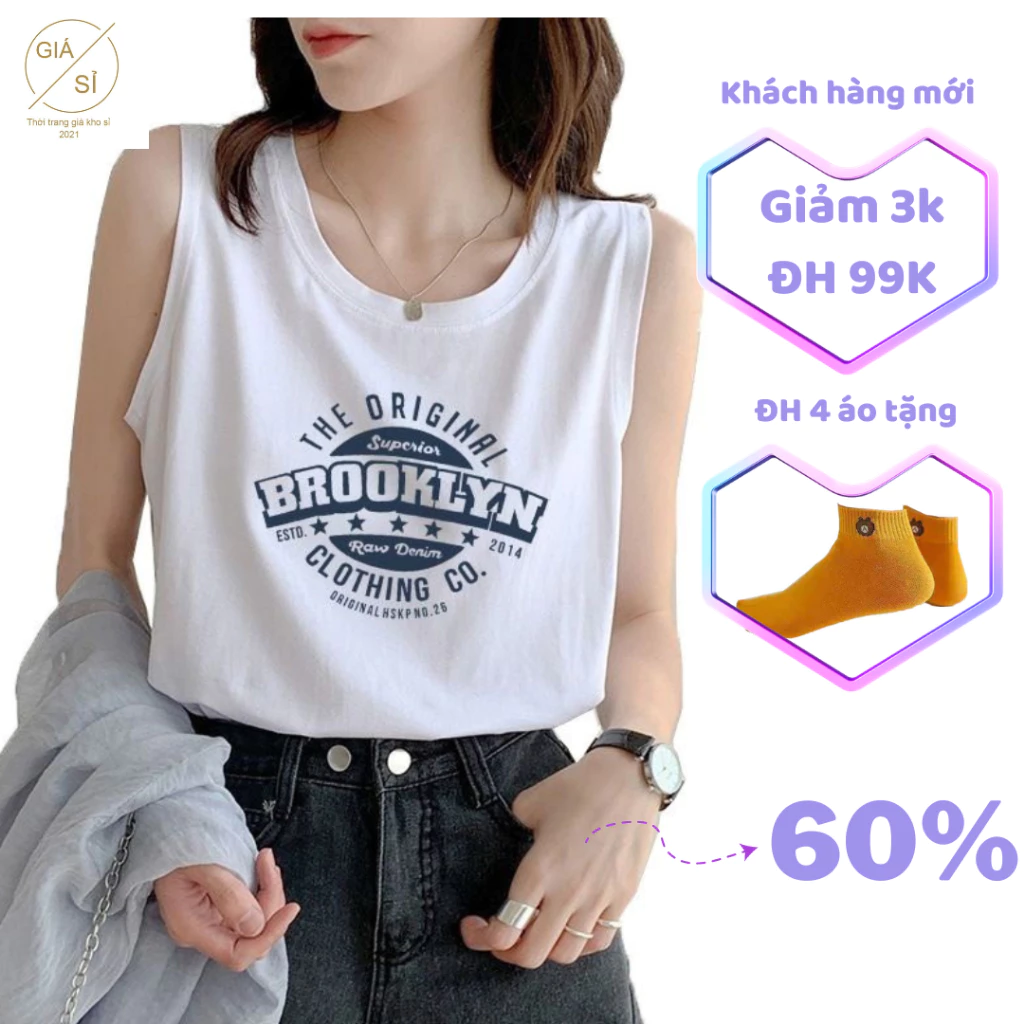 Áo ba lỗ nữ form rộng sát nách tanktop hàn quốc đẹp 3 lỗ gym thể thao thun cotton freesize bán chạy giá rẻ cực chất hot