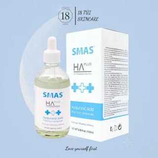 Tinh Chất Cấp Nước Sáng Da Smas HA Plus Hyaluronic Acid Ampoule - 100ml