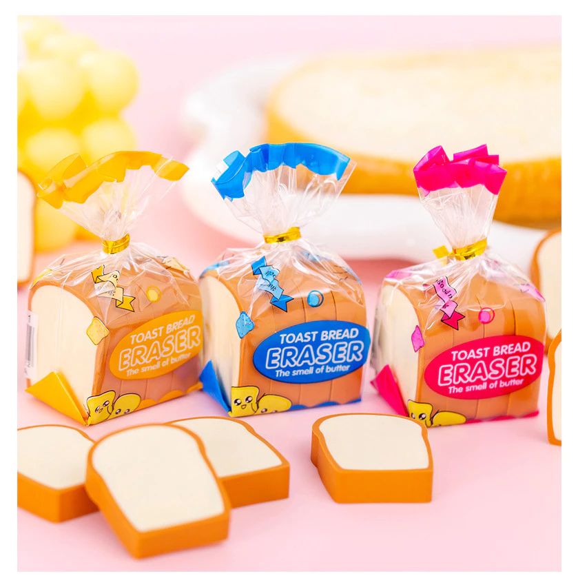Combo Tẩy bút chì hình bánh mì Sanwich siêu cute
