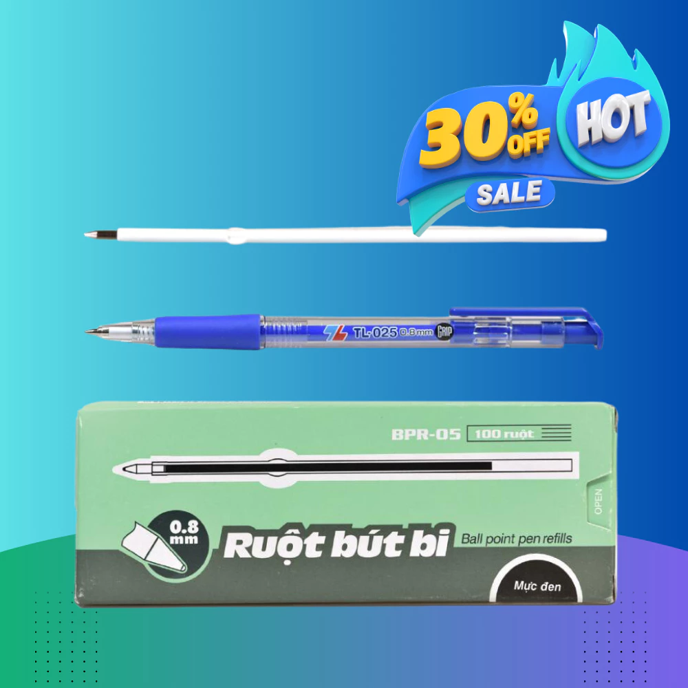Ruột bút bi Thiên Long BPR-05 thay cho bút TL-023, TL-024, TL-025, TL-032