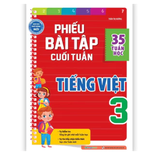 Sách Phiếu bài tập cuối tuần Tiếng Việt Lớp 3