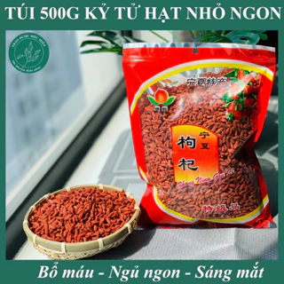 Túi 500g Kỷ tử Câu kỷ tử Câu kỉ tử khô nhỏ Ngon Không nhuộm Không dính - Giúp Đẹp Da, Bổ Máu, Dễ Ngủ, Sáng Mắt...