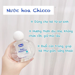 Nước hoa hương tự nhiên Chicco cho bé từ 0M+