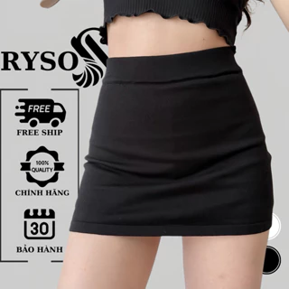 Chân Váy Ngắn CHỮ A Ôm Body Thun Gân RYSO FASHION