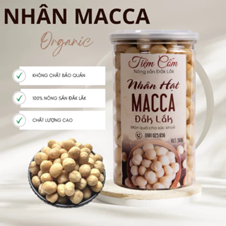 NHÂN HẠT MACCA ĐĂKLĂK Hạt Nguyên Sấy Chín Ăn Liền 500gram