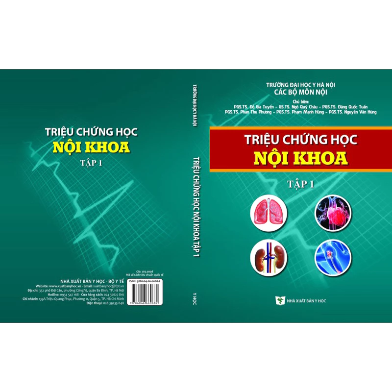 Sách - Triệu chứng học nội khoa tập 1 2023